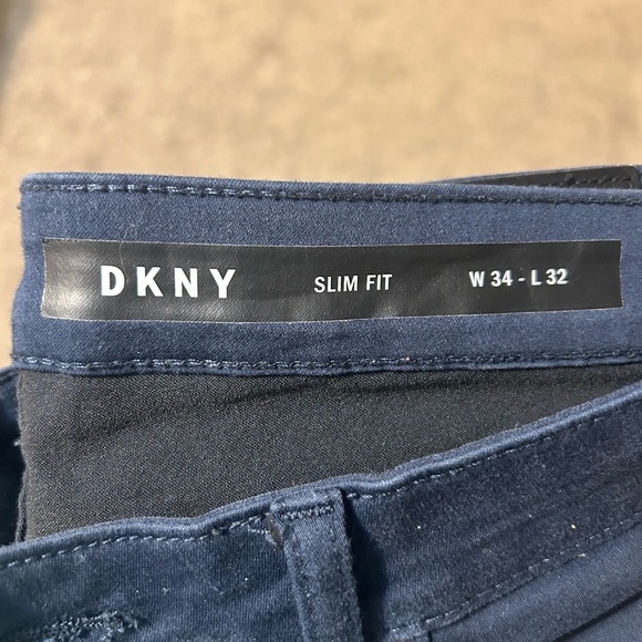 Dkny Pants Loose Blue
